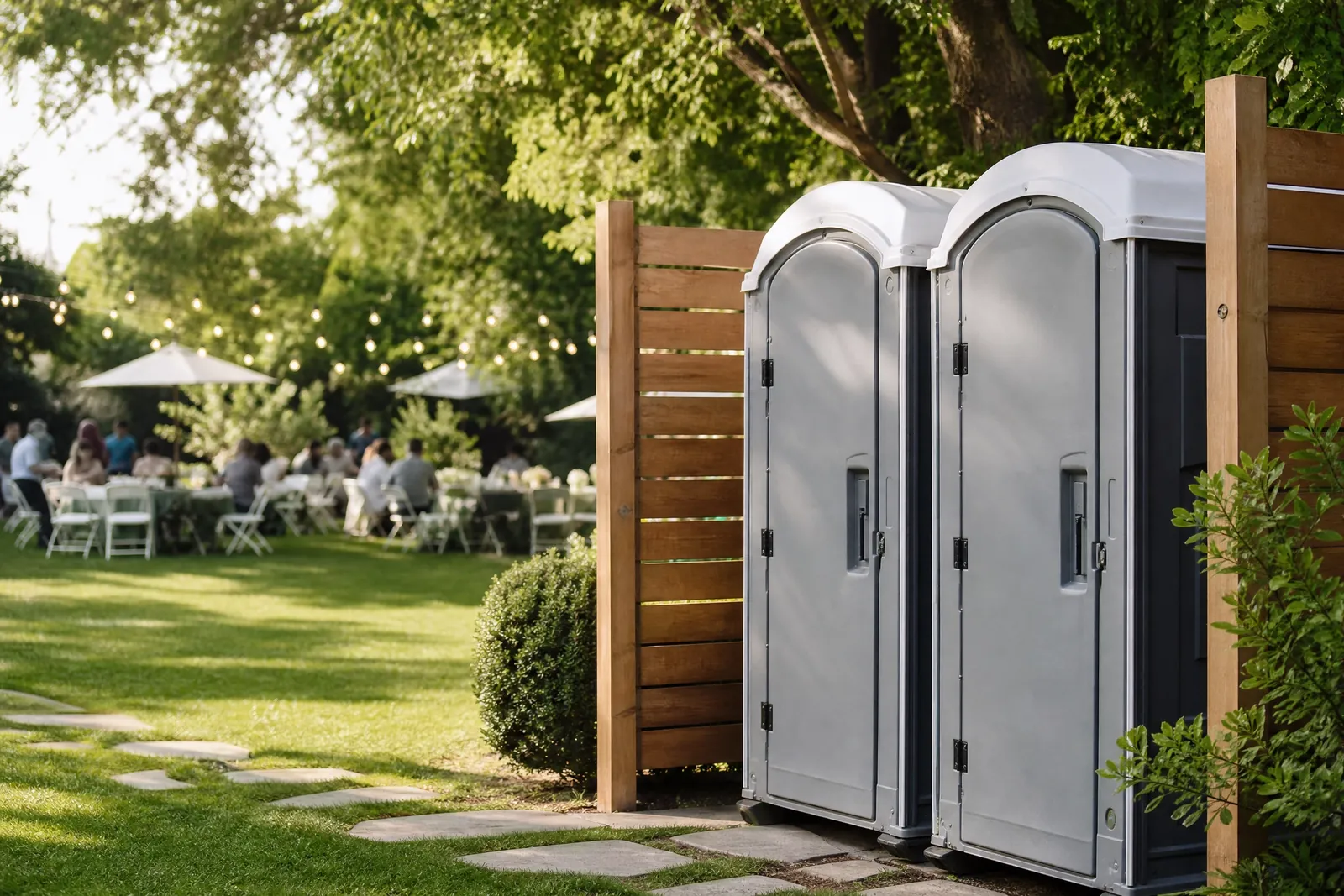 ADA-Accessible Portable Toilets portable sanitation setup